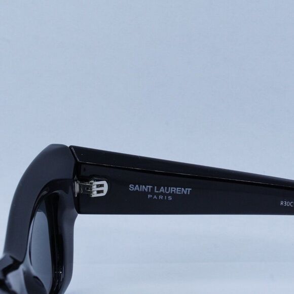 🕶️ New Saint Laurent SL702 001 Sunglasses - Black Frame, Black Lenses - Picture 8 of 12